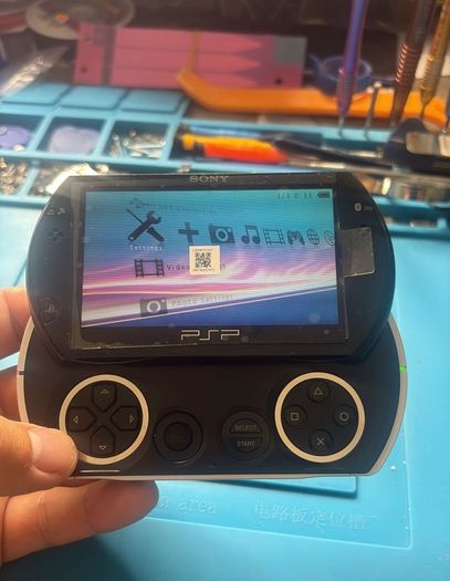 PSP Go with Attachments
