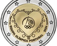 Portugal 2 Euro Commemorative Coin 2024 - Portuguese Olympic Team 2024. Uncirculated.
