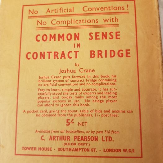 Contract Bridge By Joy Weston. First edition. c/w Dust Jacket.
