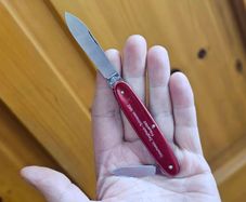 Vintage Discontinued Elinox Victorinox Alox Secretary 84mm Swiss Army Knife 1960s