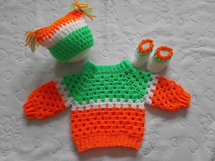 Handmade baby cardigan sets 0-3 months