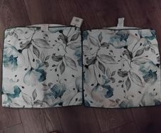 floral cushion covers 45cm by 45cm  new