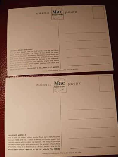 2, Irish Postcards from The Museum of Transport