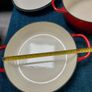 NEW - Set of 2 enamelled cast iron round casserole & pan Image 7