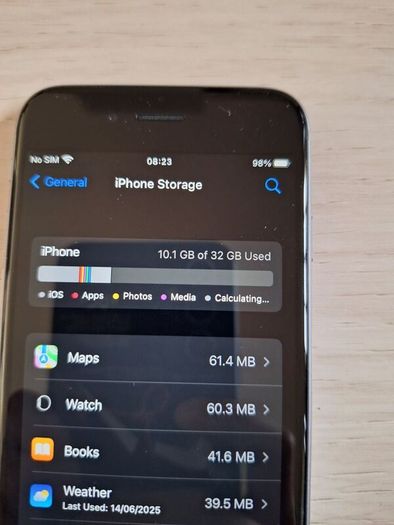 Apple iPhone 6s - 32GB - [Silver] - Unlocked - 82% Battery Health