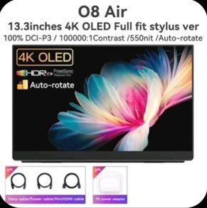 13.3" 4K OLED portable touch monitor