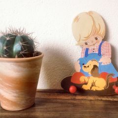Lovely Vintage 80s Coat Rack for kids bedroom