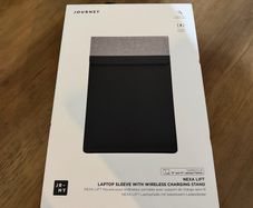 Journey laptop sleeve with wireless charing stand and base