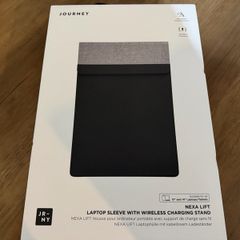 Journey laptop sleeve with wireless charing stand and base