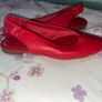 Stunning red leather flats from next Image 3