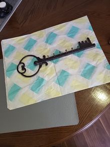 Antique key hanger
