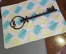 Antique key hanger