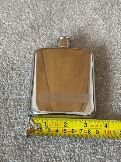 Vintage John JAMESON Son Limited Irish Whiskey Hip Flask