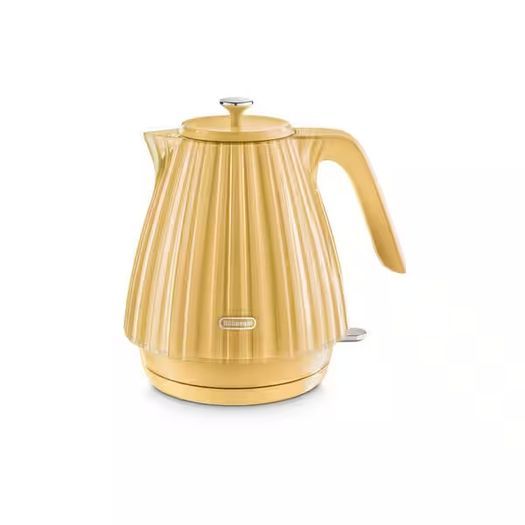 Yellow Gold Kettle and Toaster Set