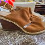 Footglove wedges in a tan colour from M&S Image 2