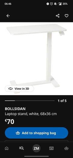 Ikea Bollsidan Laptop Stand