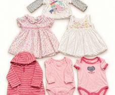 Baby girl clothing bundle - various brands