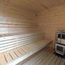 Sauna with wood fire stove Image 2