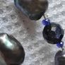 Natural pearls gold stone necklace Image 4