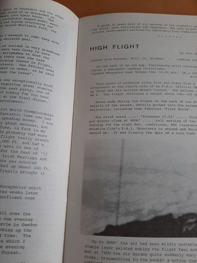 Irish Ballooning Club 10th anniversary magazine