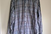 Mens BUGATTI check shirt long sleeve Size XL extra large  43/44
