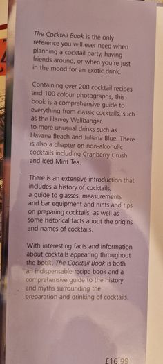 The Cocktail Book - Chancellor Press