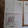 vintage embroidered tray cloths Image 2