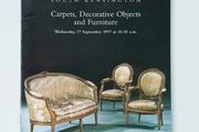 Christie's South Kensington auction sales room catalog "Carpets, Decorative Objects &amp; Furniture" 17 September 1997