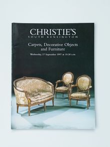 Christie's South Kensington auction sales room catalog "Carpets, Decorative Objects & Furniture" 17 September 1997