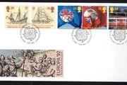 1992 Great Britain Europa, Olympics &amp; Christopher Columbus Commemorative Stamps Royal Mail Addressed First Day Cover (FDC)
