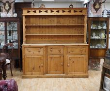 Large Vintage Pine Welsh Dresser