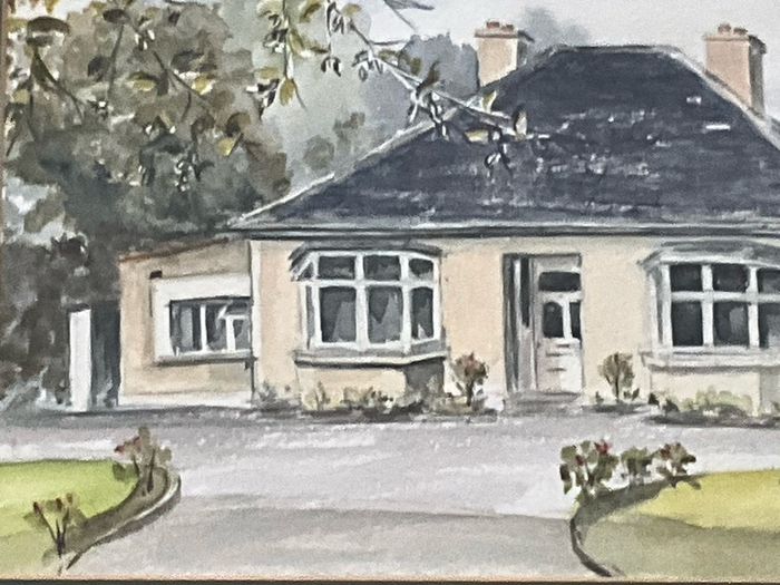 Vintage Art Painting Unknown Artist Watercolour