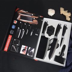 Black Blade Knives Set Gift Box 7 pcs