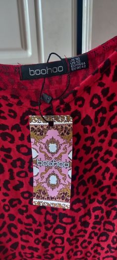 ladies tiger print dress new bnwt