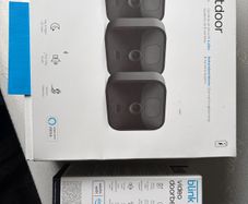 Opened Box - Blink Video Door Bell + 3 Outdoor Cameras with Sync 2 module