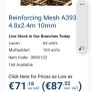 Reinforcing Mesh A393 (Full Sheet) 4.8m x 2.4m Image 2