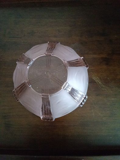 Decco pink glass bowl