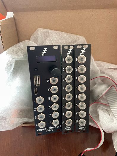 Expert Sleepers FH-2 CV/MIDI Converter plus 2 FHX1 Expanders
