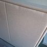 Standard double bed with cream headboard Image 9