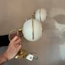 Spherical gold wall lights (set of two) Image 2