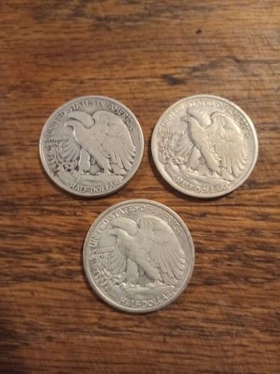 Walking liberty halfs