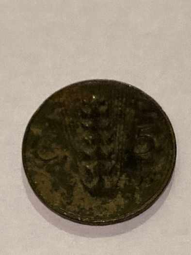Italy 5 cents coin 1932