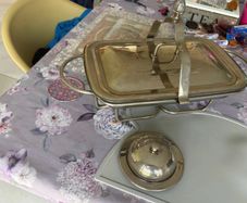 Vintage Food Warmer + Muffiner dish