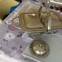 Vintage Food Warmer + Muffiner dish
