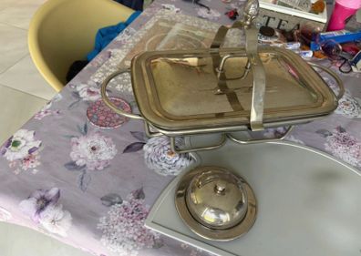 Vintage Food Warmer + Muffiner dish