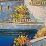 Mediterranean coastal landscape painted in oil Image 2