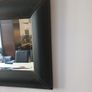 Long Mirror  Faux Leather Bevelled Wide Frame. S.H 125 cm X  W48cm Image 2