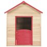 Kids Play House Fir Wood Red Image 5