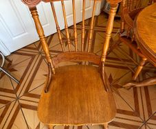 Master Craftsmanship Solid Oak Dining Table & 6 Chairs