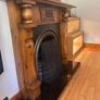 Fireplace mantle with mirror Image 2